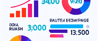 Desen digital vibrant cu peisaj futurist al unui oraș noaptea, clădiri înalte cu lumini neon albastre și purpurii, cer înstelat cu un avion zburând.